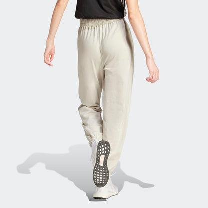 Pantalón Adidas Essentials Small Logo French Terry Mujer - Urbano | Beige