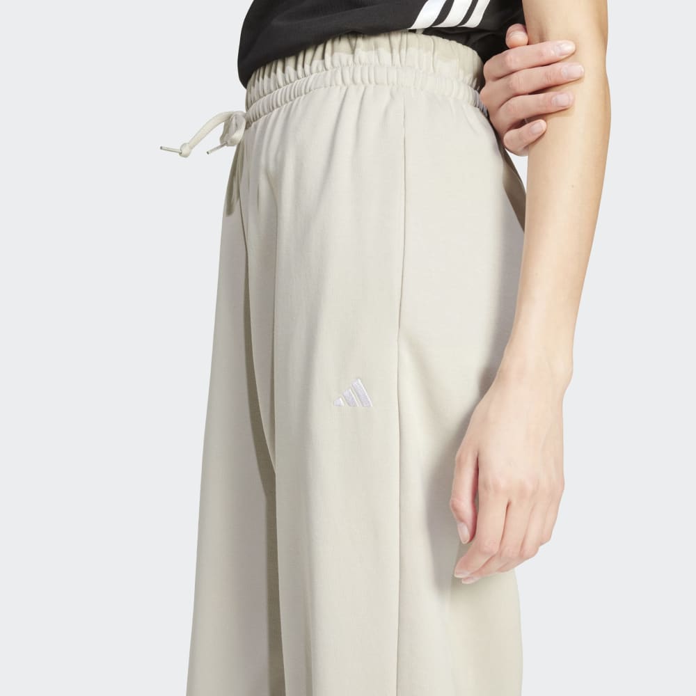 Pantalón Adidas Essentials Small Logo French Terry Mujer - Urbano | Beige