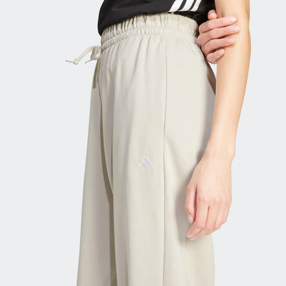Pantalón Adidas Essentials Small Logo French Terry Mujer - Urbano | Beige