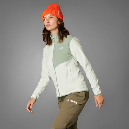 Casaca Adidas Terrex Cierre Frontal Algodón Perchado Mujer - Senderismo | JC9655 Beige