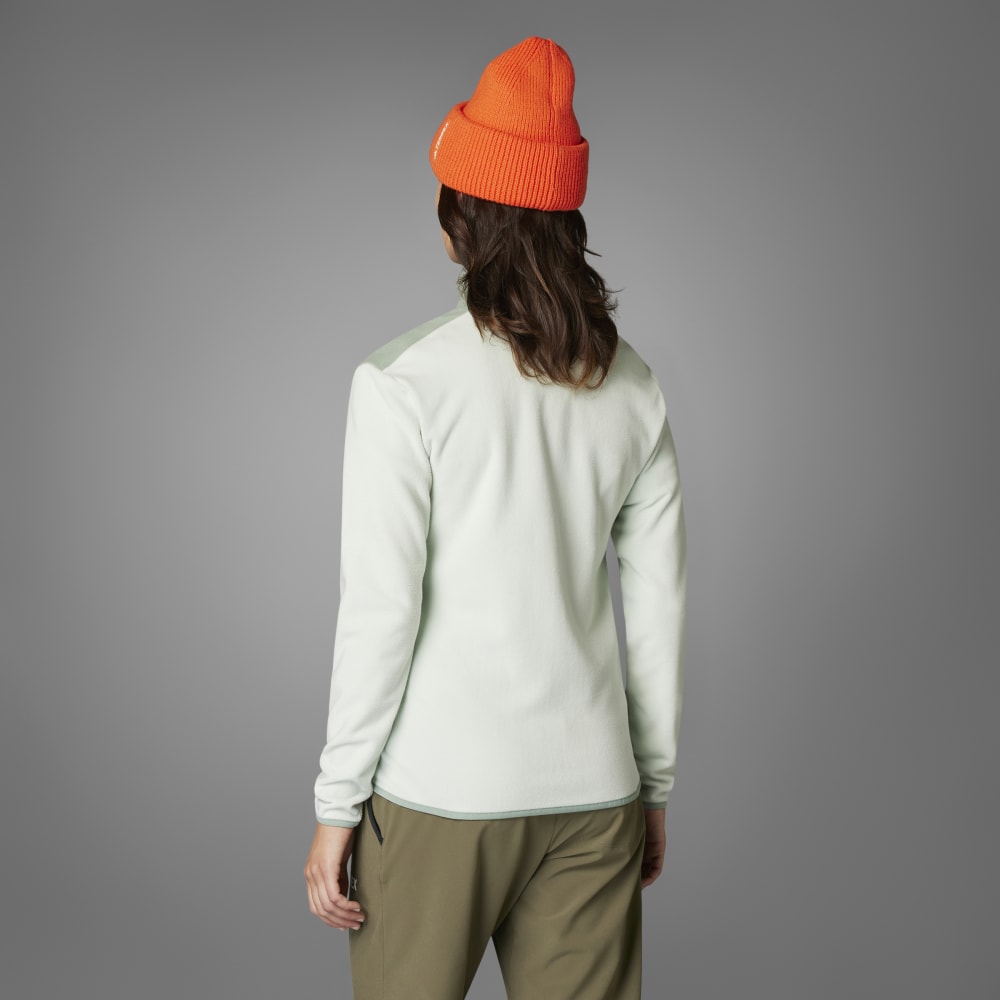 Casaca Adidas Terrex Cierre Frontal Algodón Perchado Mujer - Senderismo | JC9655 Beige