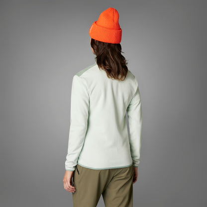 Casaca Adidas Terrex Cierre Frontal Algodón Perchado Mujer - Senderismo | JC9655 Beige