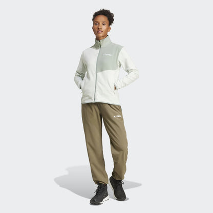 Casaca Adidas Terrex Cierre Frontal Algodón Perchado Mujer - Senderismo | JC9655 Beige