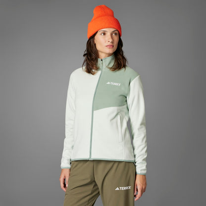 Casaca Adidas Terrex Cierre Frontal Algodón Perchado Mujer - Senderismo | JC9655 Beige
