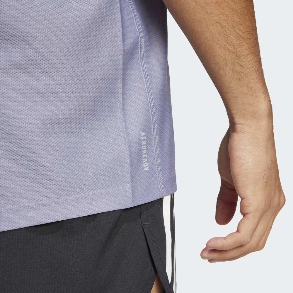 Polo Adidas Own The Run Hombre - Running | JC9796 Lila