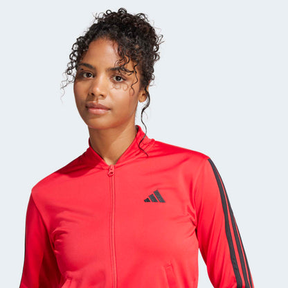 Conjunto Adidas Deportivo Essentials 3 Rayas Mujer - Urbano | JD5433 Rojo