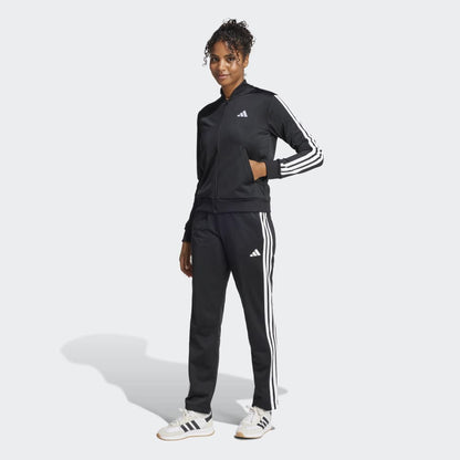 Conjunto Adidas Deportivo Essentials 3 Rayas Mujer - Urbano | Negro