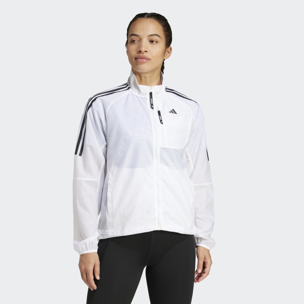 Casaca Adidas Own the Run Mujer - Running | JD7755 Blanco