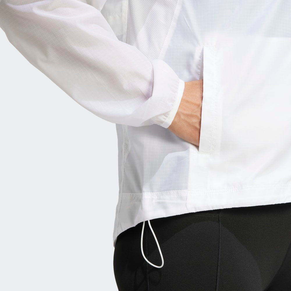 Casaca Adidas Own the Run Mujer - Running | JD7755 Blanco