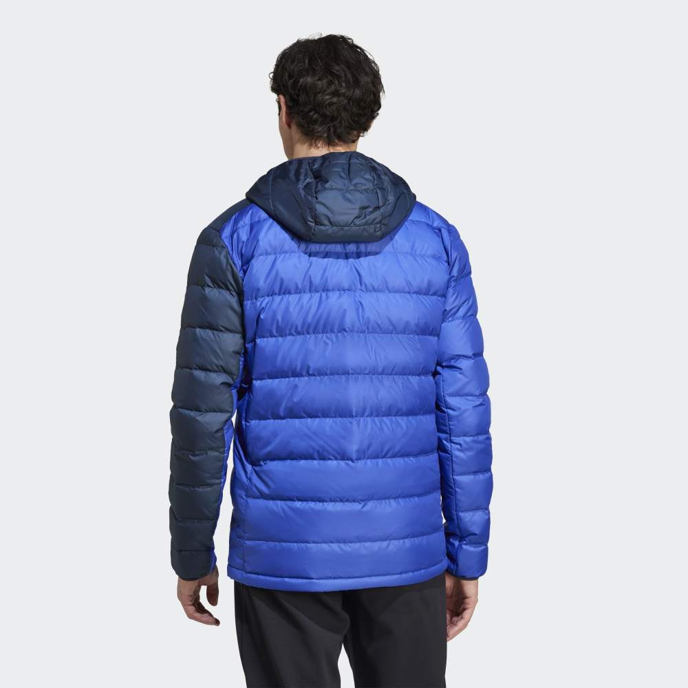 Casaca Adidas Térmica Ligera Terrex con Capucha Hombre - Senderismo | JD8395 Azul