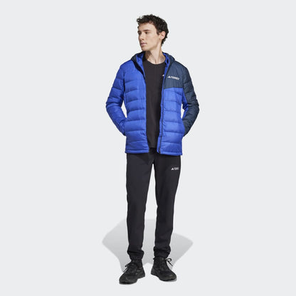 Casaca Adidas Térmica Ligera Terrex con Capucha Hombre - Senderismo | JD8395 Azul