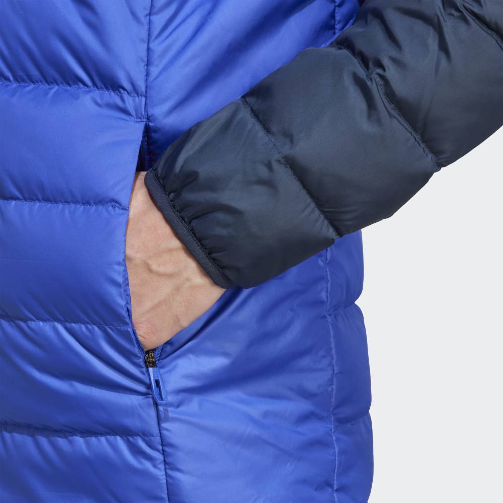 Casaca Adidas Térmica Ligera Terrex con Capucha Hombre - Senderismo | JD8395 Azul