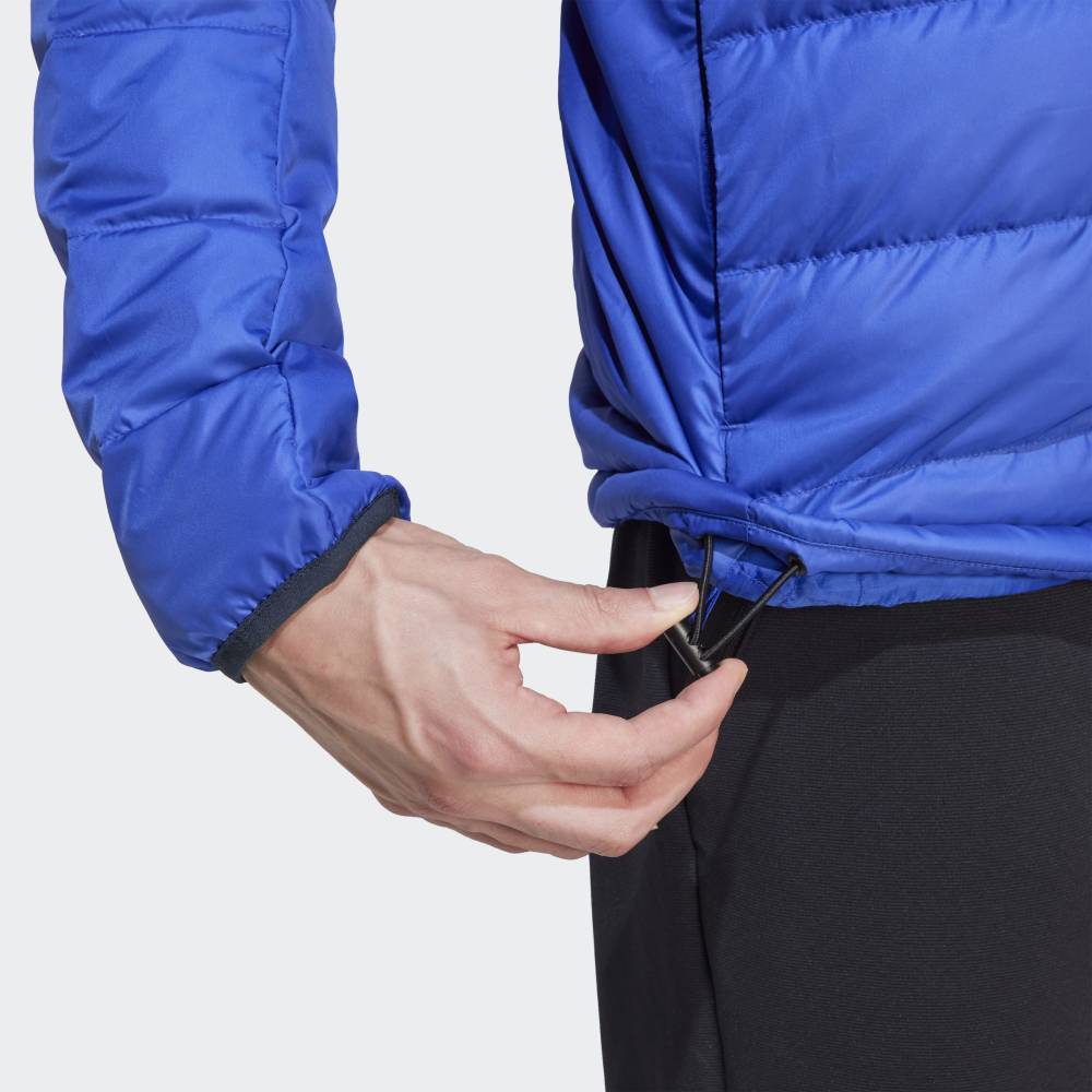 Casaca Adidas Térmica Ligera Terrex con Capucha Hombre - Senderismo | JD8395 Azul