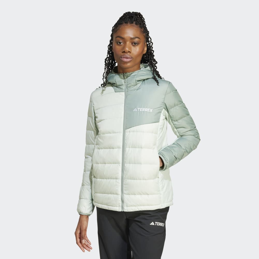 Casaca Adidas Térmica Ligera Terrex Multi Mujer - Senderismo | JD8411 Verde