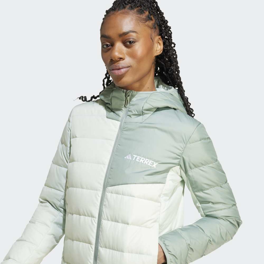 Casaca Adidas Térmica Ligera Terrex Multi Mujer - Senderismo | JD8411 Verde