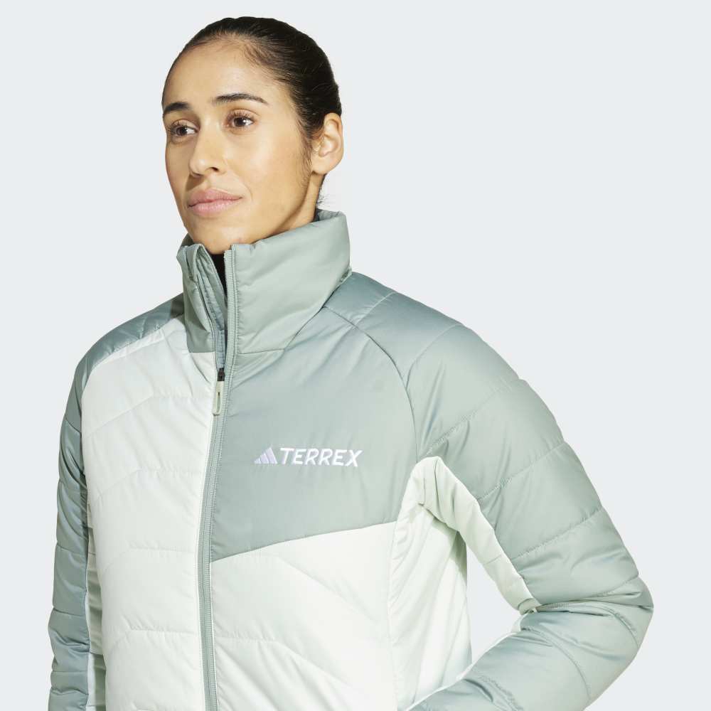 Casaca Adidas Térmica Terrex Multi Sintética Mujer - Senderismo | JD8417 Verde