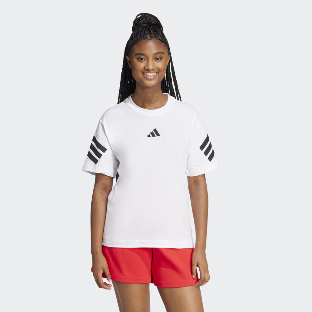 Polo Adidas Future Icons 3 Tiras Mujer - Urbano | JE0238 Blanco