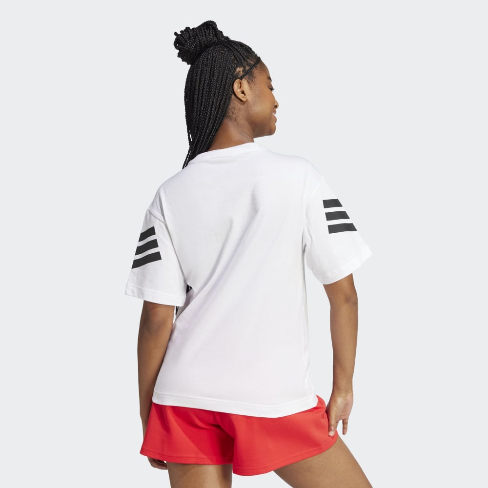 Polo Adidas Future Icons 3 Tiras Mujer - Urbano | JE0238 Blanco