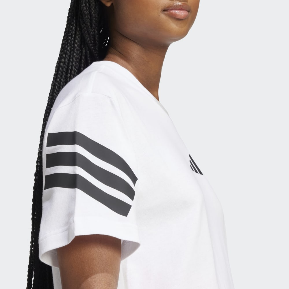 Polo Adidas Future Icons 3 Tiras Mujer - Urbano | JE0238 Blanco