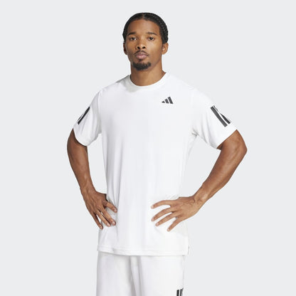 Polo Adidas Club 3STR TEE Hombre - Tenis | JE0413 Blanco