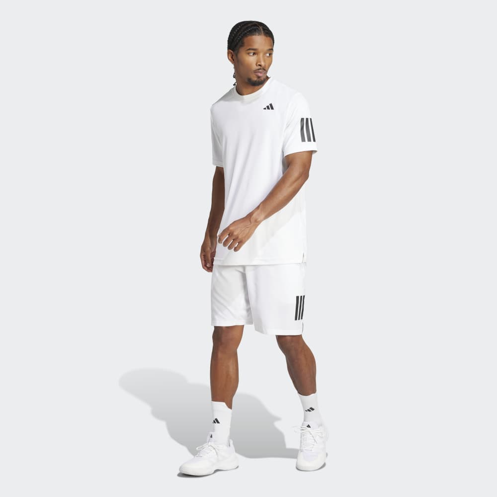 Polo Adidas Club 3STR TEE Hombre - Tenis | JE0413 Blanco