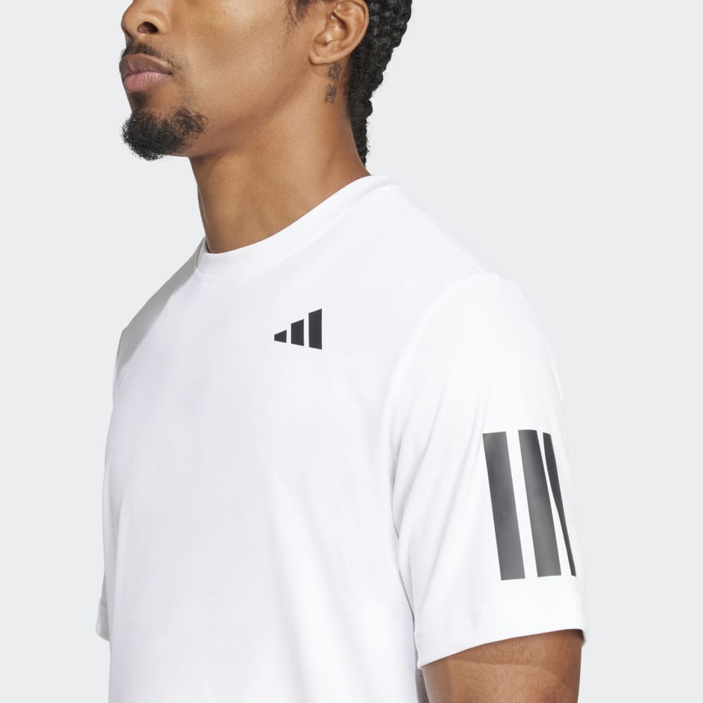Polo Adidas Club 3STR TEE Hombre - Tenis | JE0413 Blanco