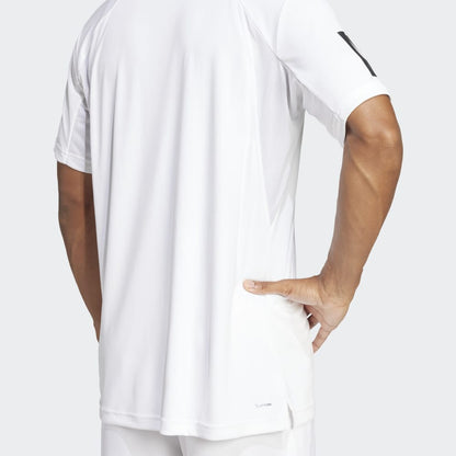 Polo Adidas Club 3STR TEE Hombre - Tenis | JE0413 Blanco