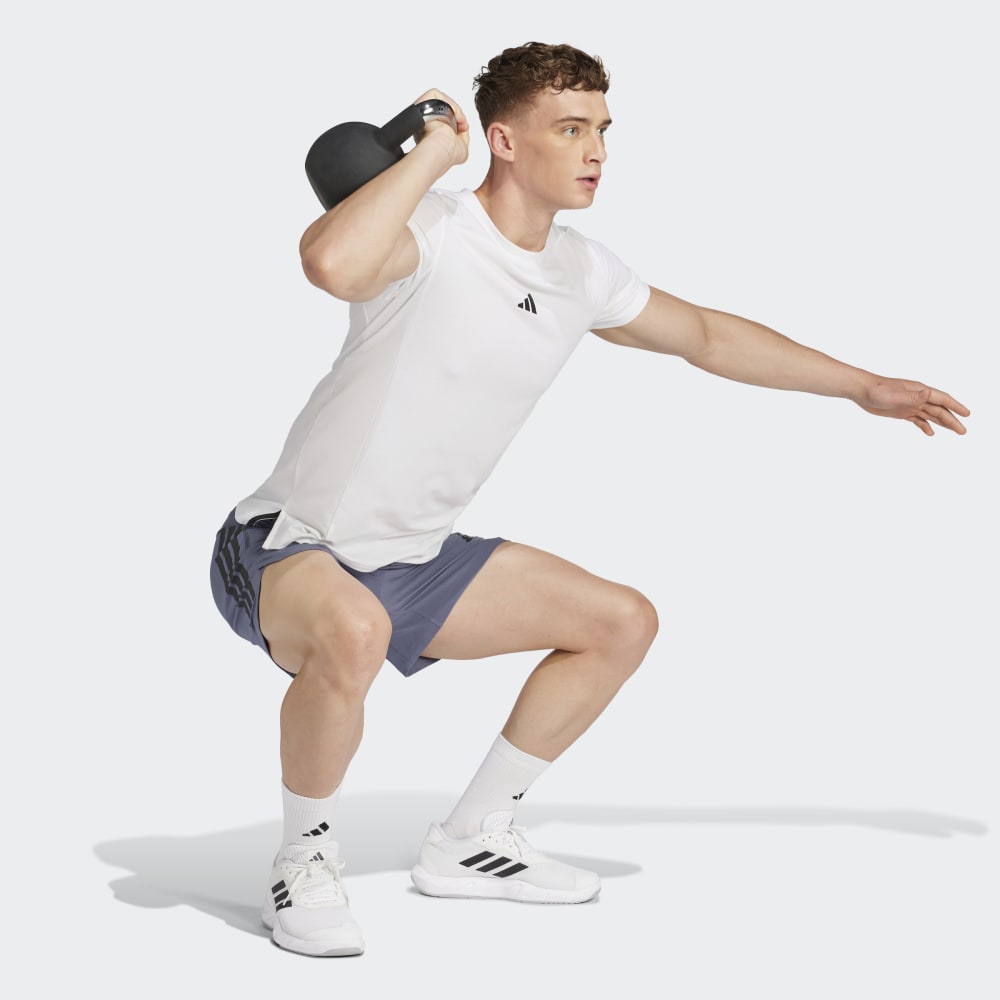 Shorts Adidas 3 Tiras Primelift Hombre - Training | JE8236 Gris