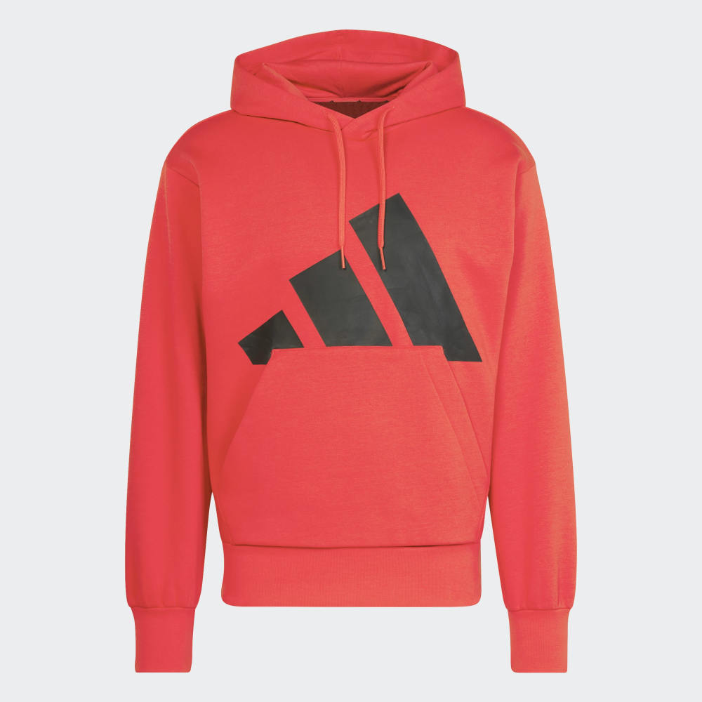 Polera Adidas con Capucha Essentials Big Logo Hombre - Urbano | JE8886 Rojo