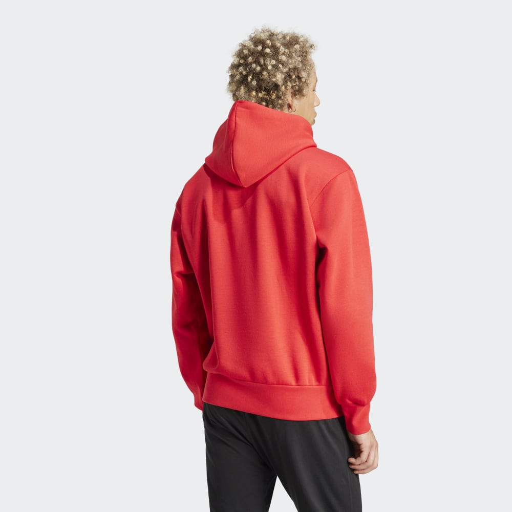 Polera Adidas con Capucha Essentials Big Logo Hombre - Urbano | JE8886 Rojo