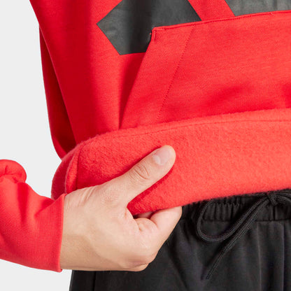 Polera Adidas con Capucha Essentials Big Logo Hombre - Urbano | JE8886 Rojo