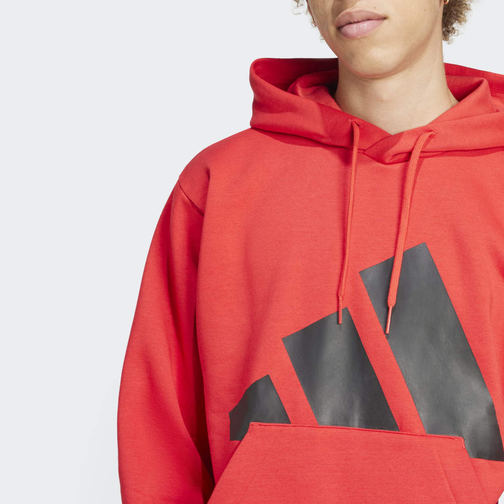 Polera Adidas con Capucha Essentials Big Logo Hombre - Urbano | JE8886 Rojo