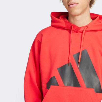 Polera Adidas con Capucha Essentials Big Logo Hombre - Urbano | JE8886 Rojo