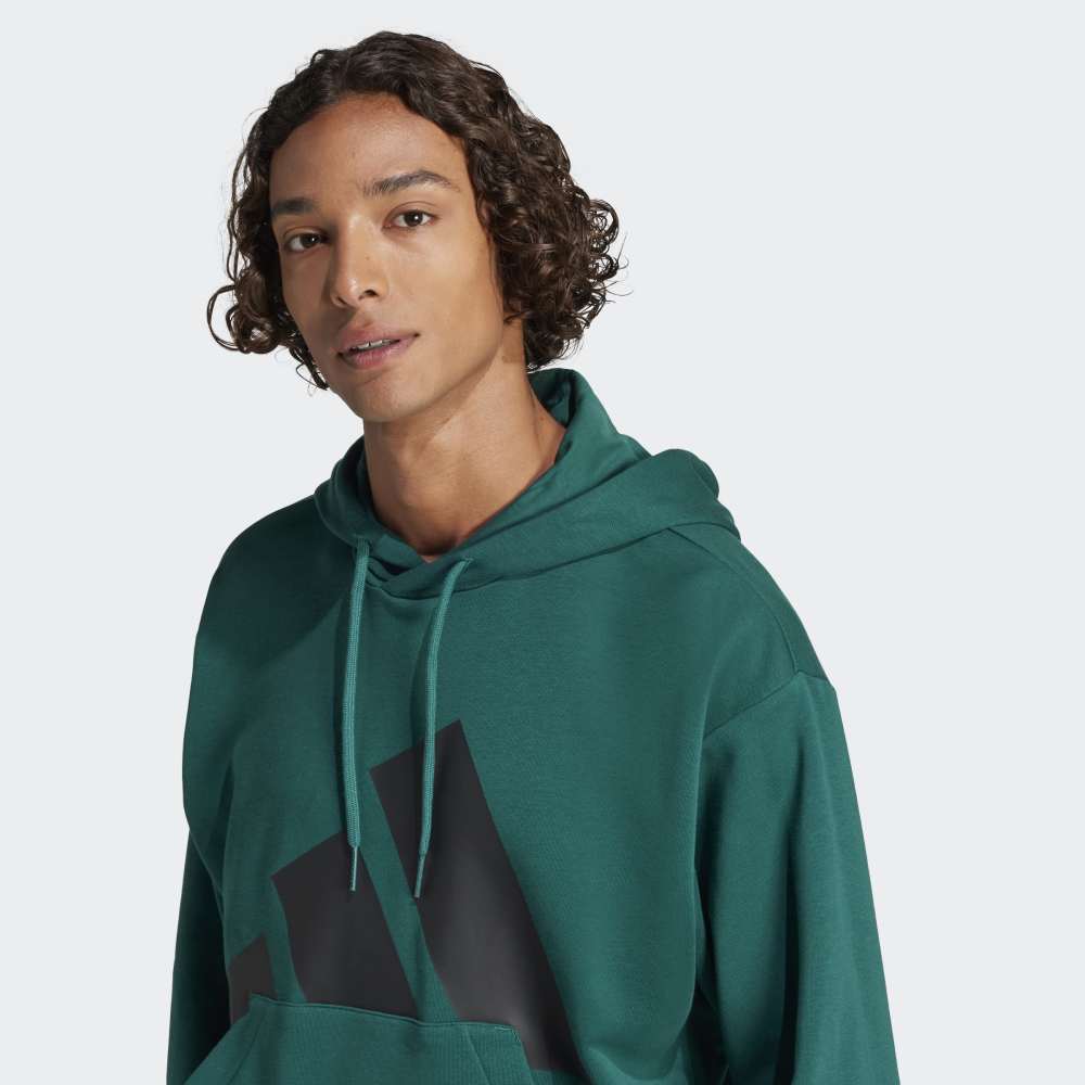 Polera Adidas con Capucha Essentials Logo Grande Hombre - Urbano | Verde