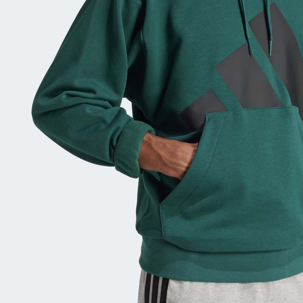 Polera Adidas con Capucha Essentials Logo Grande Hombre - Urbano | Verde