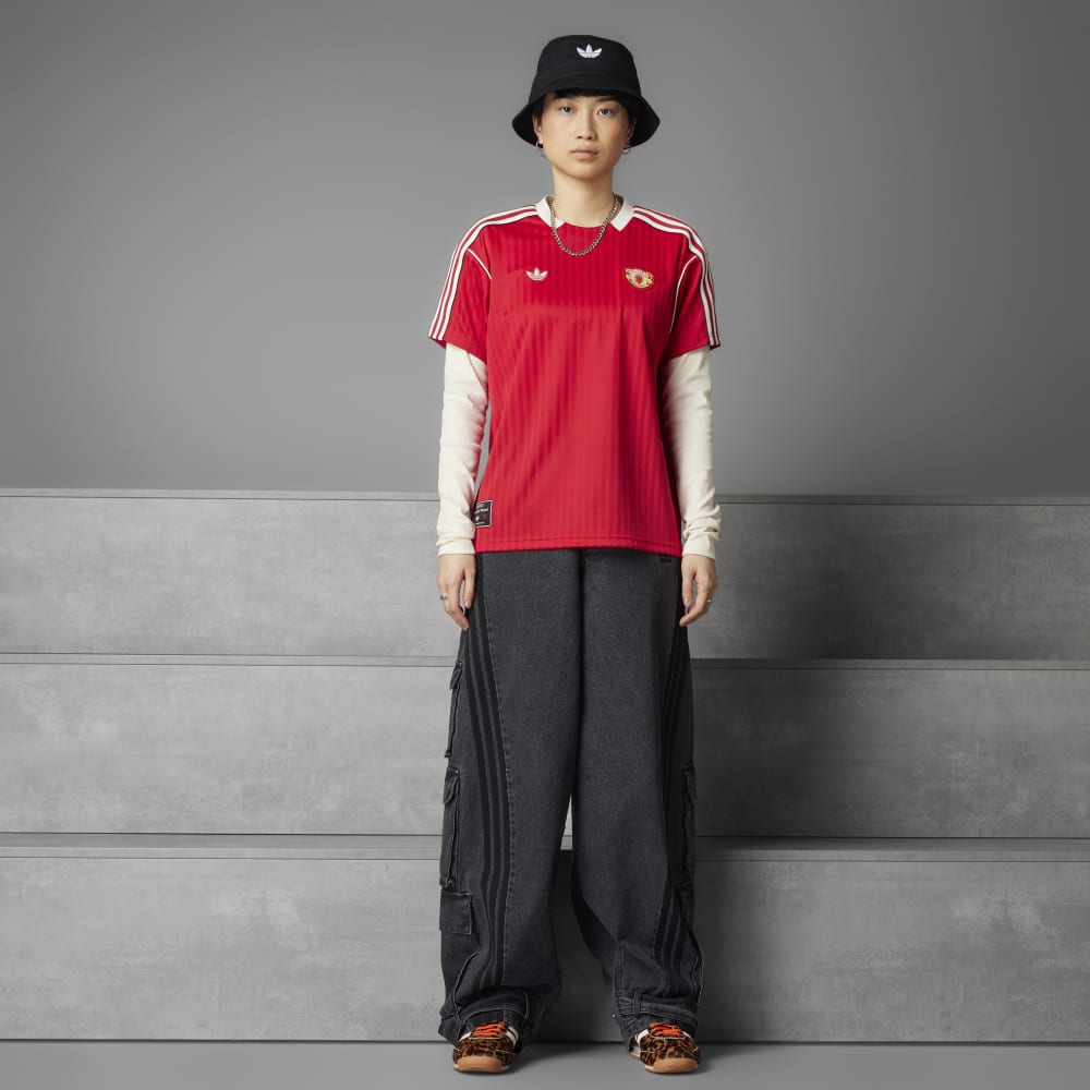 Camiseta Adidas de los Iconos del Manchester United Unisex - Fútbol | Rojo