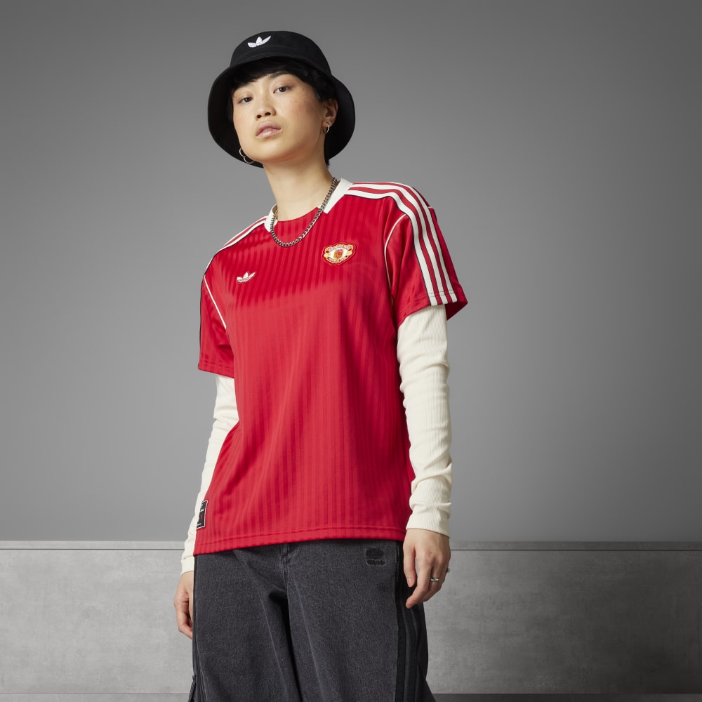 Camiseta Adidas de los Iconos del Manchester United Unisex - Fútbol | Rojo