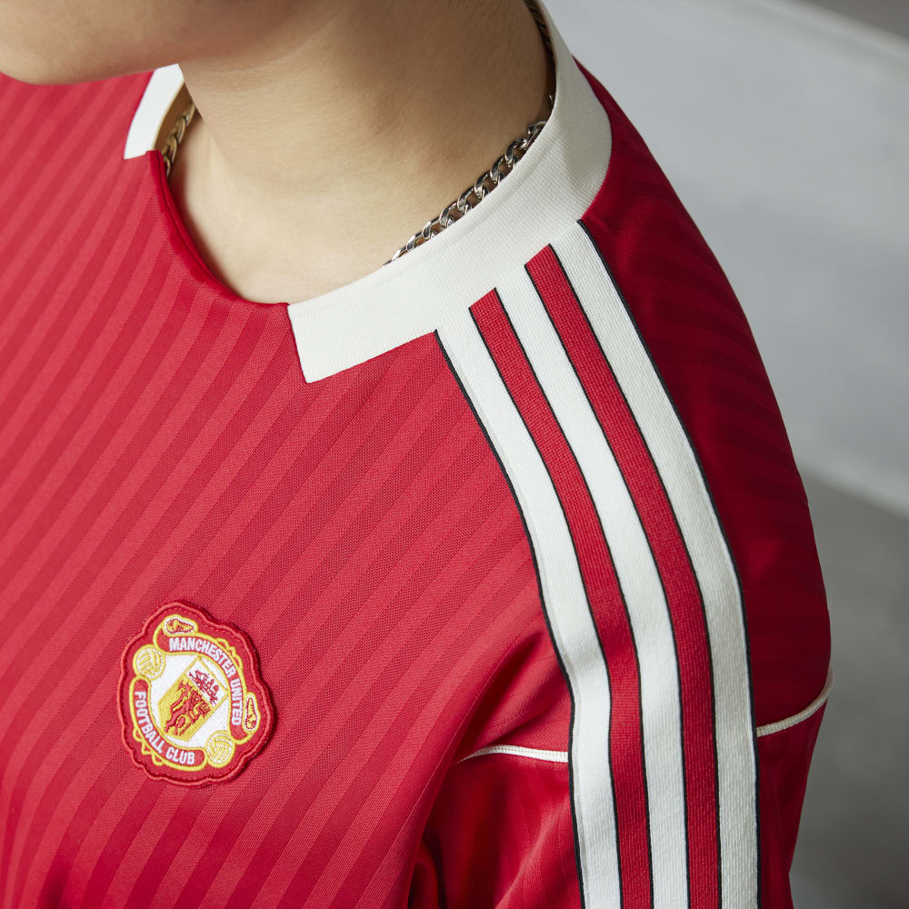 Camiseta Adidas de los Iconos del Manchester United Unisex - Fútbol | Rojo