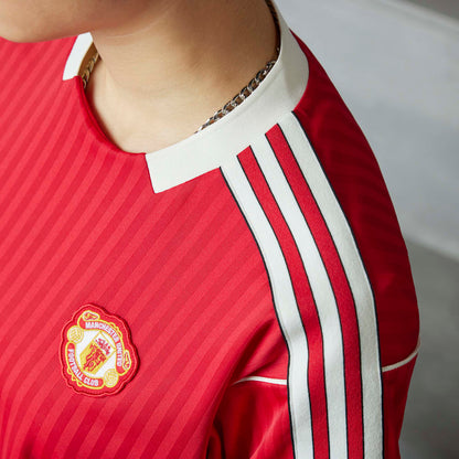 Camiseta Adidas de los Iconos del Manchester United Unisex - Fútbol | Rojo