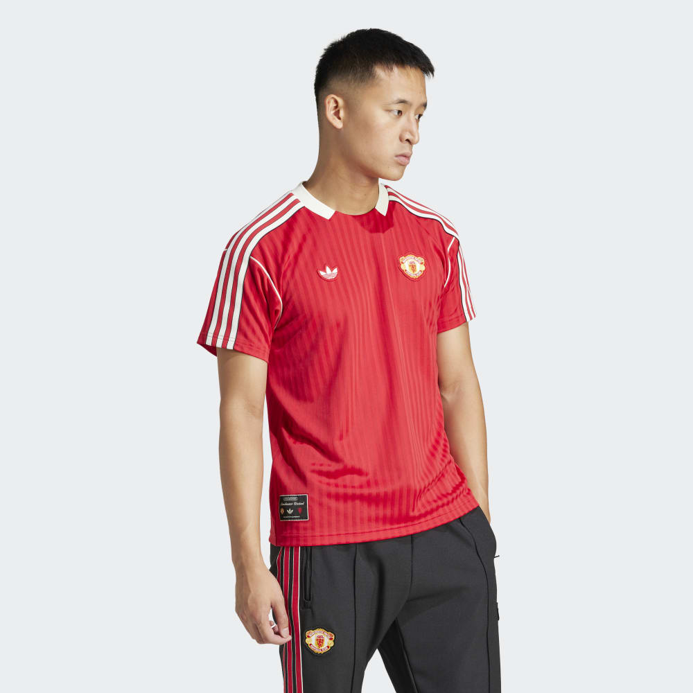 Camiseta Adidas de los Iconos del Manchester United Unisex - Fútbol | Rojo