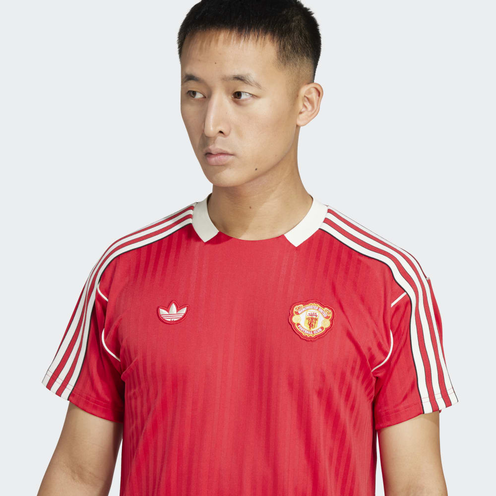 Camiseta Adidas de los Iconos del Manchester United Unisex - Fútbol | Rojo