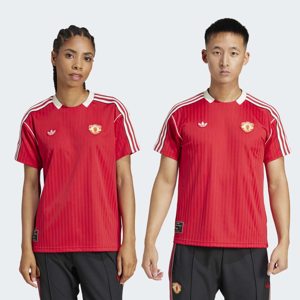 Camiseta Adidas de los Iconos del Manchester United Unisex - Fútbol | Rojo