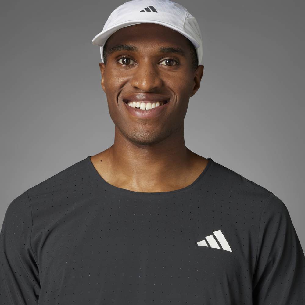 Camiseta Adidas Adizero Running Hombre - Running | JF3473 Gris