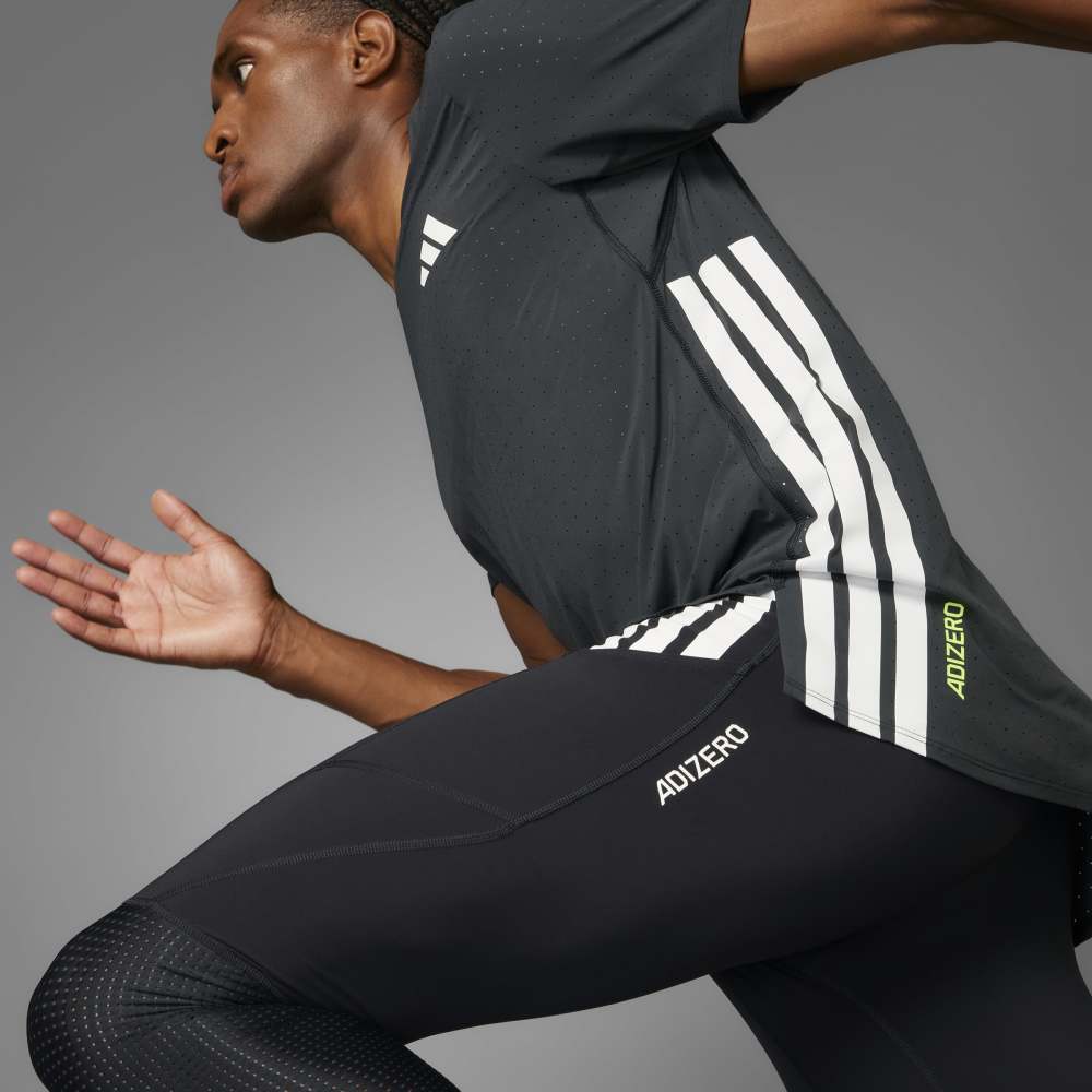 Camiseta Adidas Adizero Running Hombre - Running | JF3473 Gris