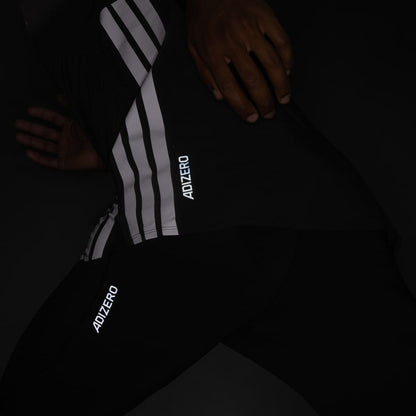 Camiseta Adidas Adizero Running Hombre - Running | JF3473 Gris