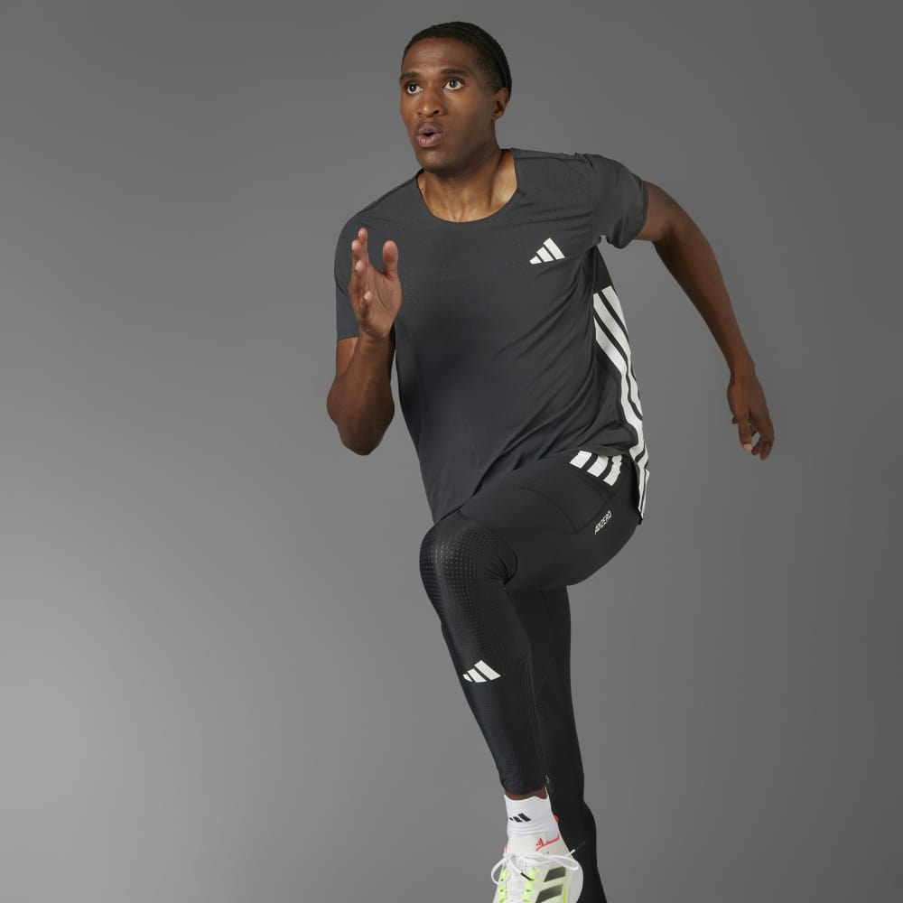Camiseta Adidas Adizero Running Hombre - Running | JF3473 Gris