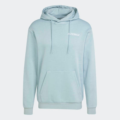Polera Adidas Con Capucha Terrex Multi Logo Hombre - Urbano | JF9093 Celeste