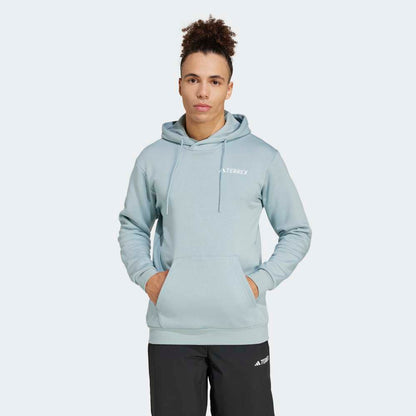 Polera Adidas Con Capucha Terrex Multi Logo Hombre - Urbano | JF9093 Celeste