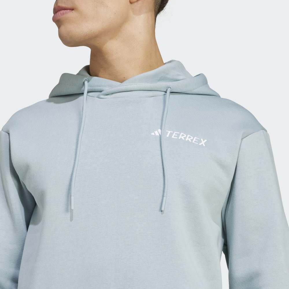 Polera Adidas Con Capucha Terrex Multi Logo Hombre - Urbano | JF9093 Celeste