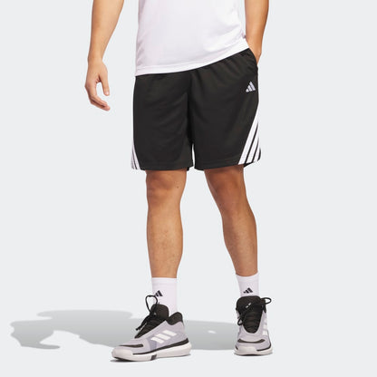 Shorts Adidas 3-STRIPES SHORT Hombre - Básquet | JI7576 Negro